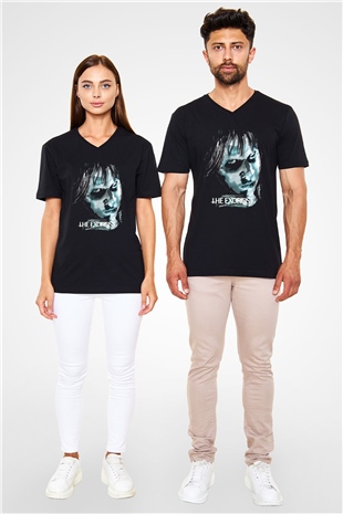 The Exorcist Siyah Unisex V Yaka Tişört
