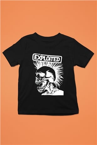 The Exploited Baskılı Siyah Unisex Çocuk Tişört