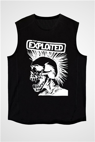 The Exploited Siyah Unisex Kolsuz Tişört