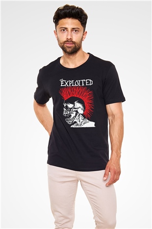 The Exploited Siyah Unisex Tişört T-Shirt - TişörtFabrikası