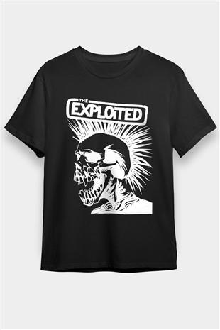The Exploited Siyah Unisex Tişört T-Shirt - TişörtFabrikası