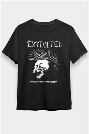 The Exploited Siyah Unisex Tişört T-Shirt - TişörtFabrikası