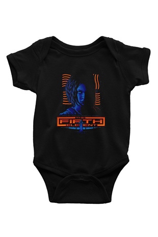 The Fifth Element Siyah Bebek Body - Zıbın