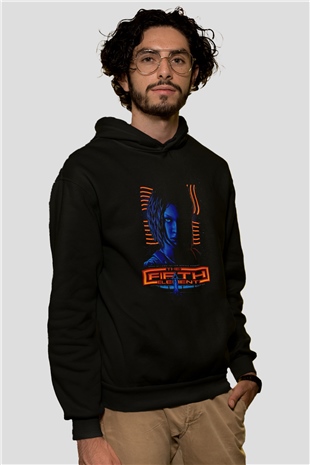 The Fifth Element Siyah Unisex Hoodie