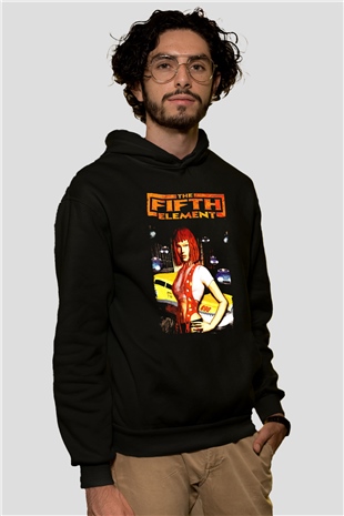 The Fifth Element Siyah Unisex Hoodie
