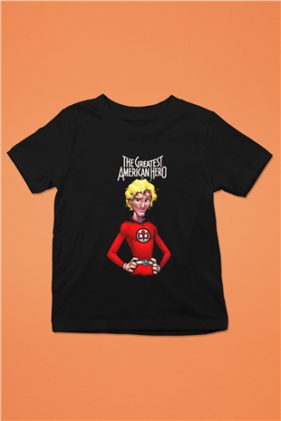 The Greatest American Hero Siyah Unisex  Çocuk Tişört