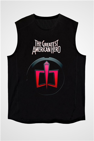 The Greatest American Hero Siyah Unisex  Kolsuz Tişört
