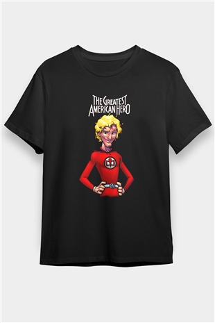 The Greatest American Hero Siyah Unisex Tişört