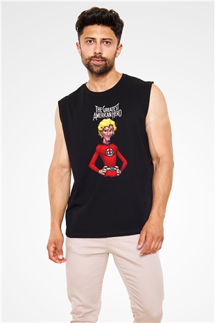 The Greatest American Hero Siyah Unisex  Kolsuz Tişört