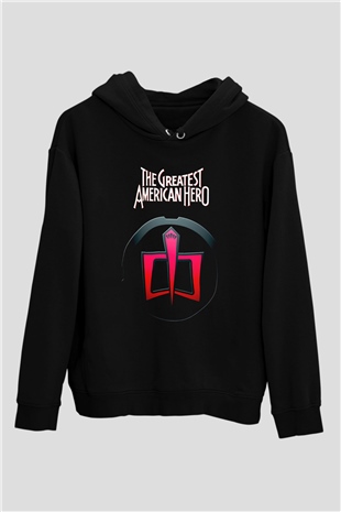 The Greatest American Hero Siyah Unisex Hoodie