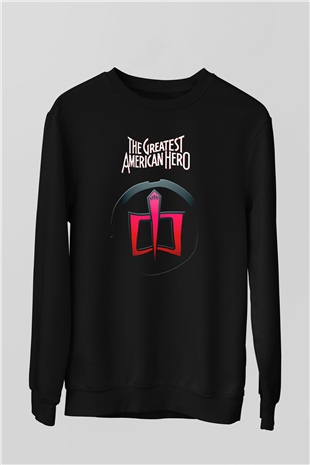 The Greatest American Hero Siyah Unisex  Sweatshirt