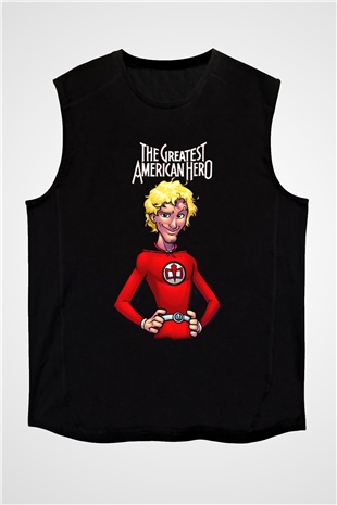 The Greatest American Hero Siyah Unisex  Kolsuz Tişört