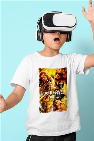 The Hangover Beyaz Unisex Çocuk Tişört