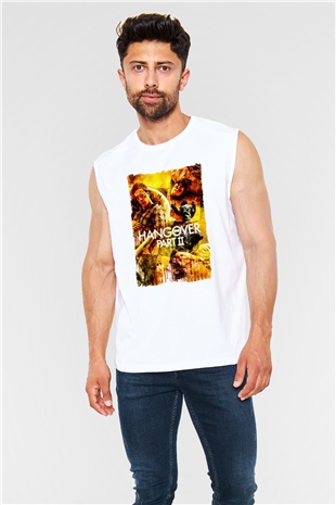 The Hangover Beyaz Unisex Kolsuz Tişört