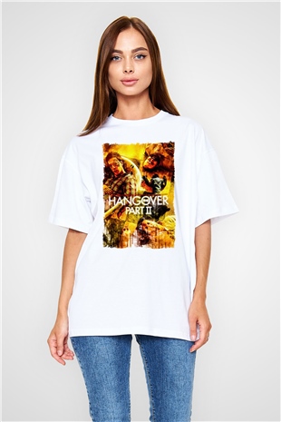The Hangover Beyaz Oversize Tişört Oversize T-shirt