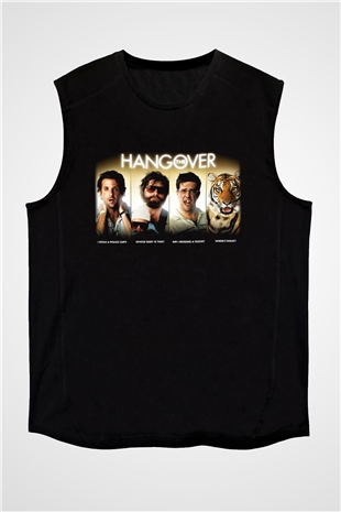 The Hangover Siyah Unisex Kolsuz Tişört