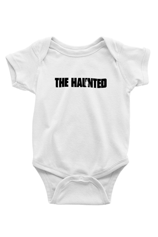 The Haunted Baskılı Beyaz Unisex Bebek Body - Zıbın