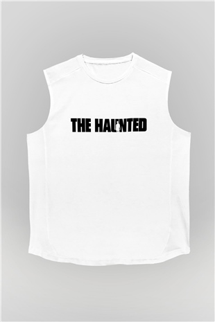 The Haunted Beyaz Unisex Kolsuz Tişört