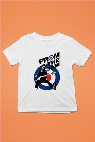 The Jam Baskılı Beyaz Unisex Çocuk Tişört