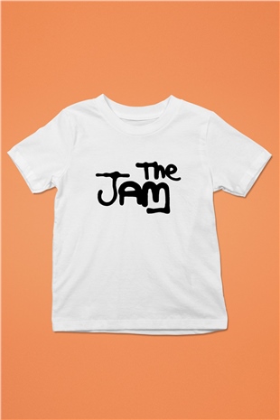 The Jam Baskılı Beyaz Unisex Çocuk Tişört