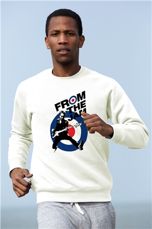 The Jam Beyaz Unisex Sweatshirt