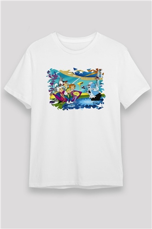 The Jetsons Jetsonlar Beyaz Unisex Tişört