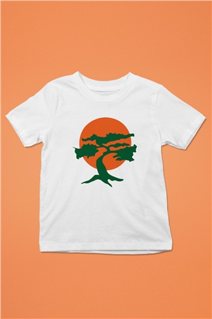 The Karate Kid Baskılı Beyaz Unisex Çocuk Tişört