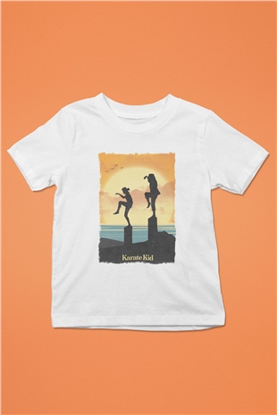 The Karate Kid Beyaz Unisex Çocuk Tişört