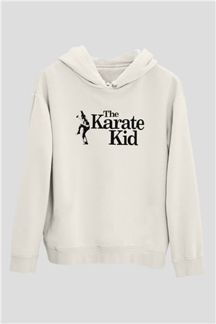 The Karate Kid Beyaz Unisex Hoodie
