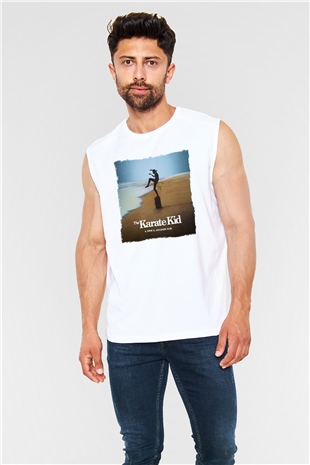 The Karate Kid Beyaz Unisex Kolsuz Tişört