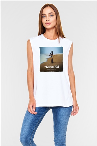 The Karate Kid Beyaz Unisex Kolsuz Tişört