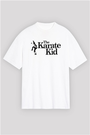The Karate Kid Beyaz Unisex Oversize Tişört T-Shirt