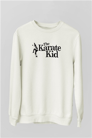 The Karate Kid Beyaz Unisex Sweatshirt