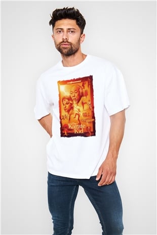 The Karate Kid Beyaz Oversize Tişört Oversize T-shirt