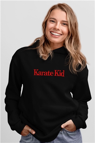 The Karate Kid Siyah Unisex Kapşonlu Sweatshirt