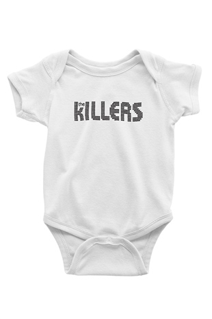 The Killers Baskılı Beyaz Unisex Bebek Body - Zıbın