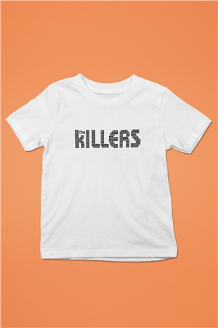 The Killers Baskılı Beyaz Unisex Çocuk Tişört