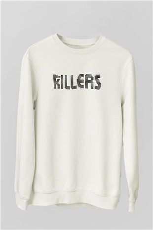 The Killers Beyaz Unisex Sweatshirt