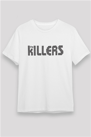 The Killers Beyaz Unisex Tişört T-Shirt - TişörtFabrikası