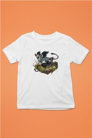 The Last Guardian Beyaz Unisex Çocuk Tişört