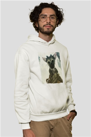 The Last Guardian Beyaz Unisex Hoodie