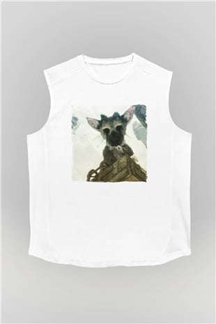 The Last Guardian Beyaz Unisex Kolsuz Tişört