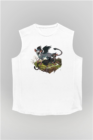 The Last Guardian Beyaz Unisex Kolsuz Tişört
