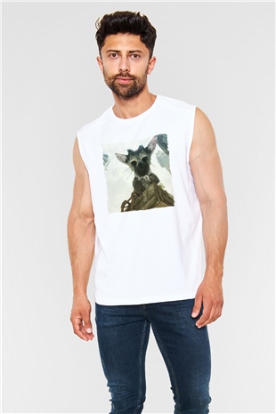 The Last Guardian Beyaz Unisex Kolsuz Tişört