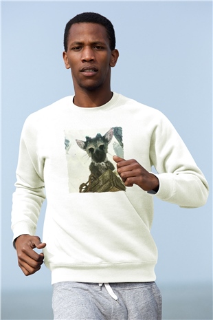 The Last Guardian Beyaz Unisex Sweatshirt