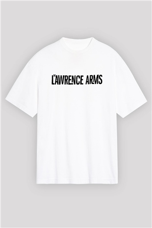 The Lawrence Arms Beyaz Unisex Oversize Tişört T-Shirt