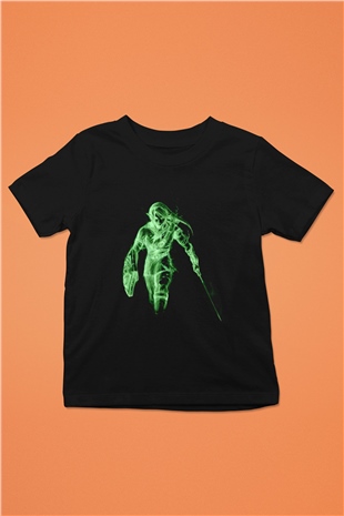 The Legend of Zelda Baskılı Siyah Unisex Çocuk Tişört