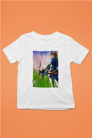 The Legend of Zelda Beyaz Unisex  Çocuk Tişört