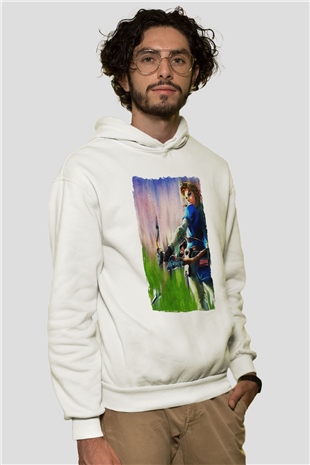 The Legend of Zelda Beyaz Unisex Hoodie