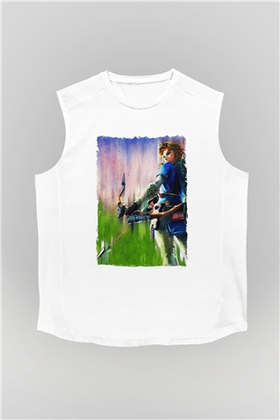 The Legend of Zelda Beyaz Unisex  Kolsuz Tişört